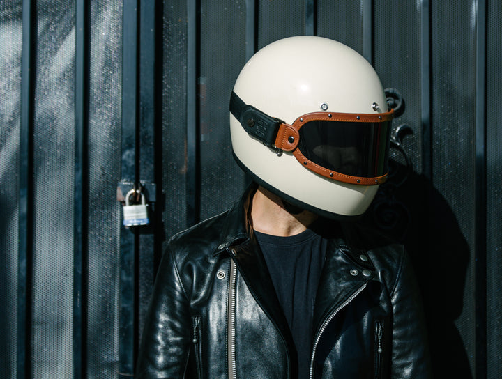 VINTAGE TAN // KNOX HELMET SET