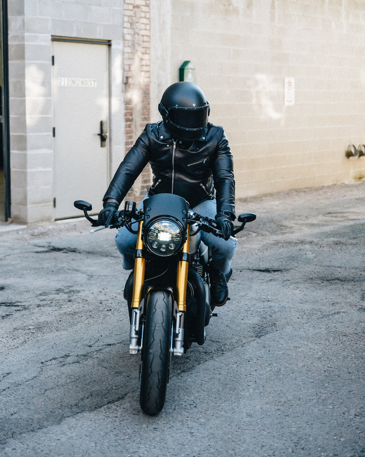 FLAT BLACK // KNOX HELMET SET